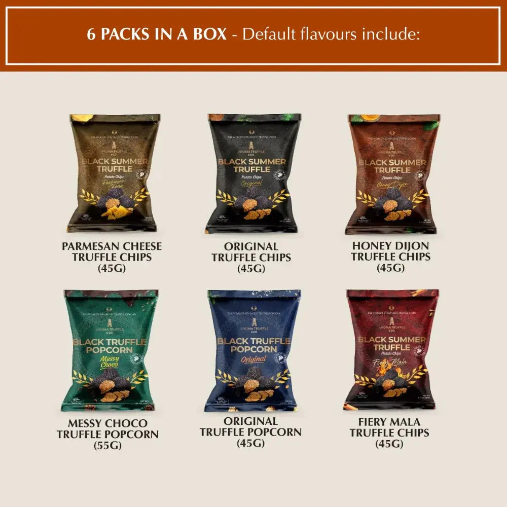 The Truffle Discovery Gift Box | 6 or 7-Flavor Luxury Tasting Flight Aroma Truffle & Co.