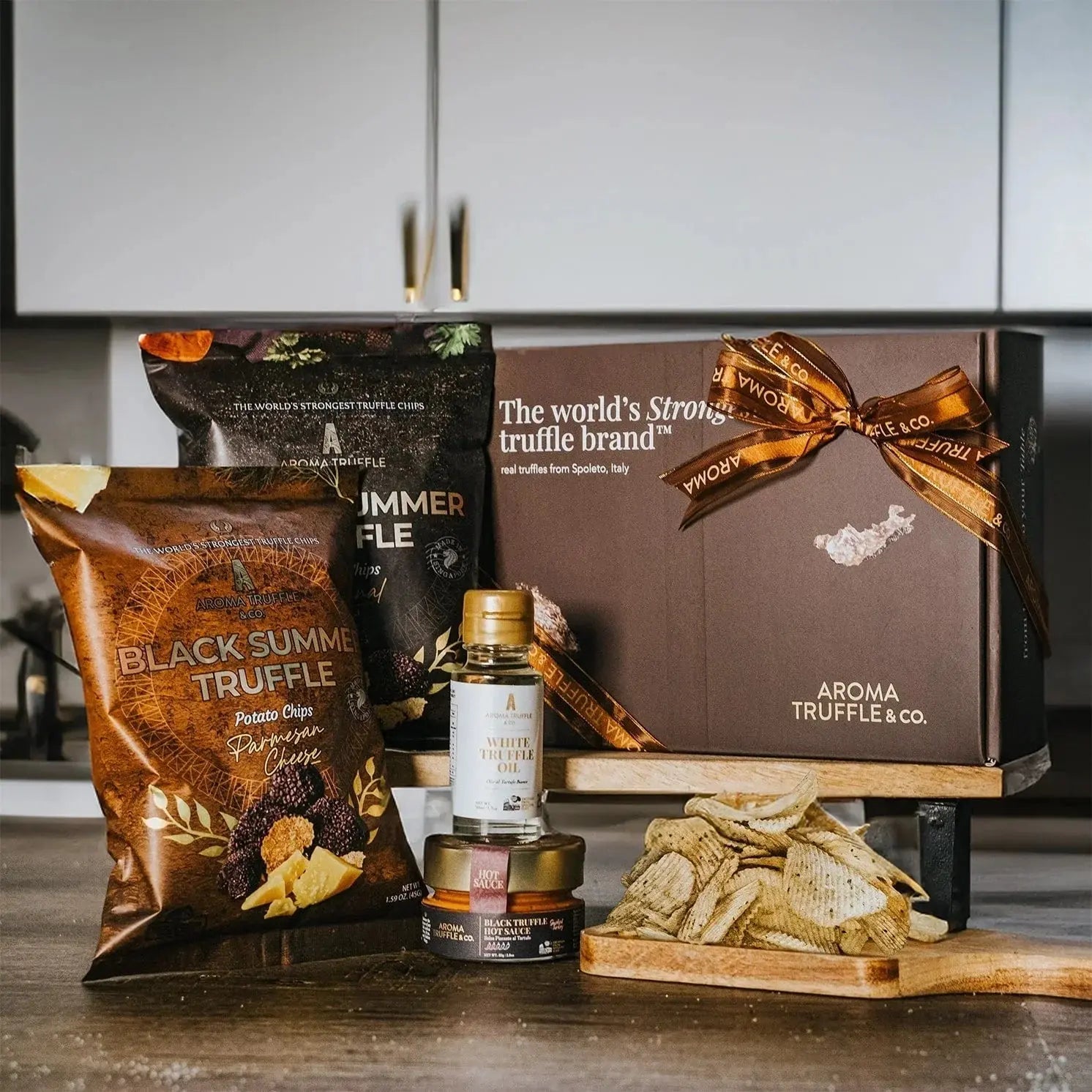 Aroma Truffle products in the kitchen