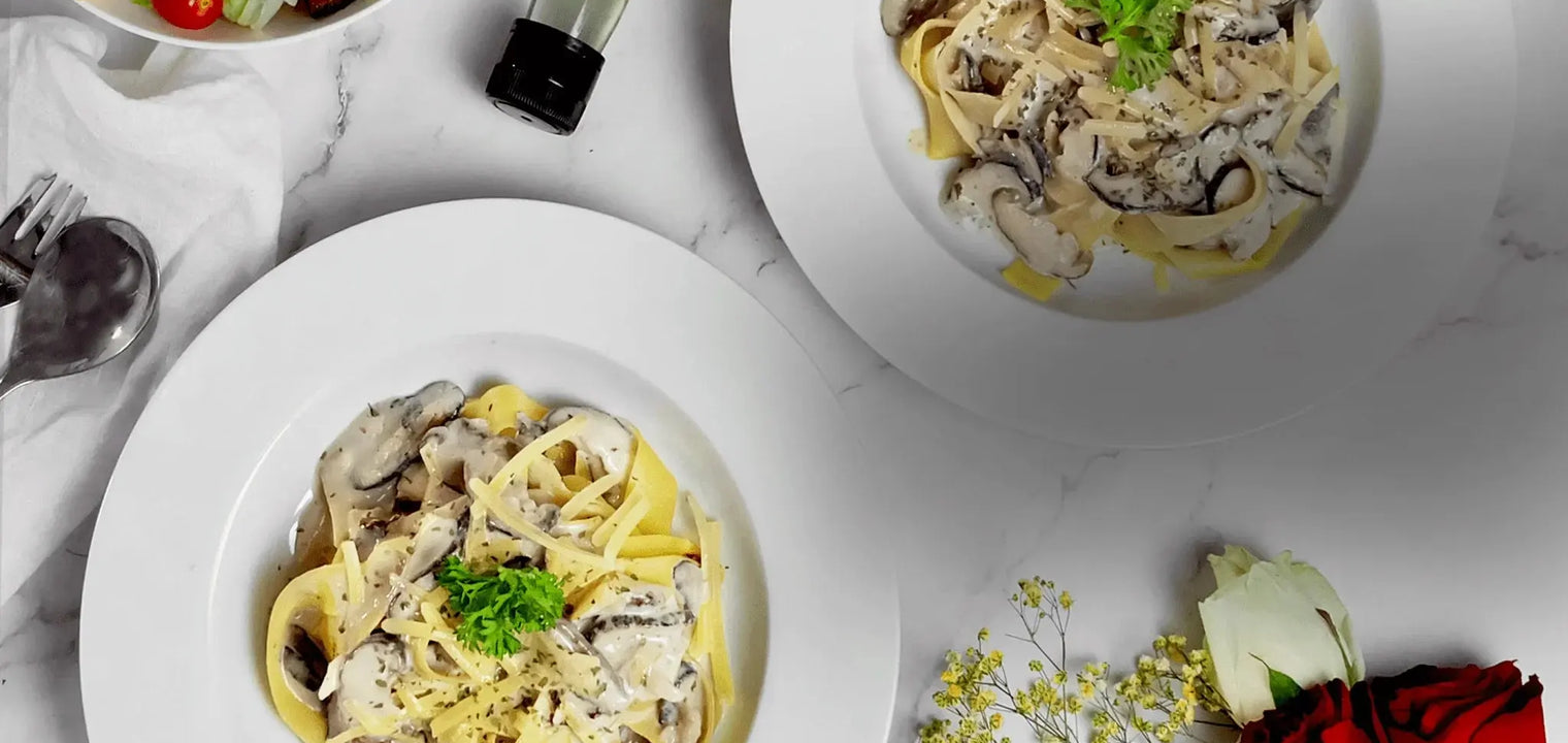Creamy Truffle Mushroom Pasta - Aroma Truffle