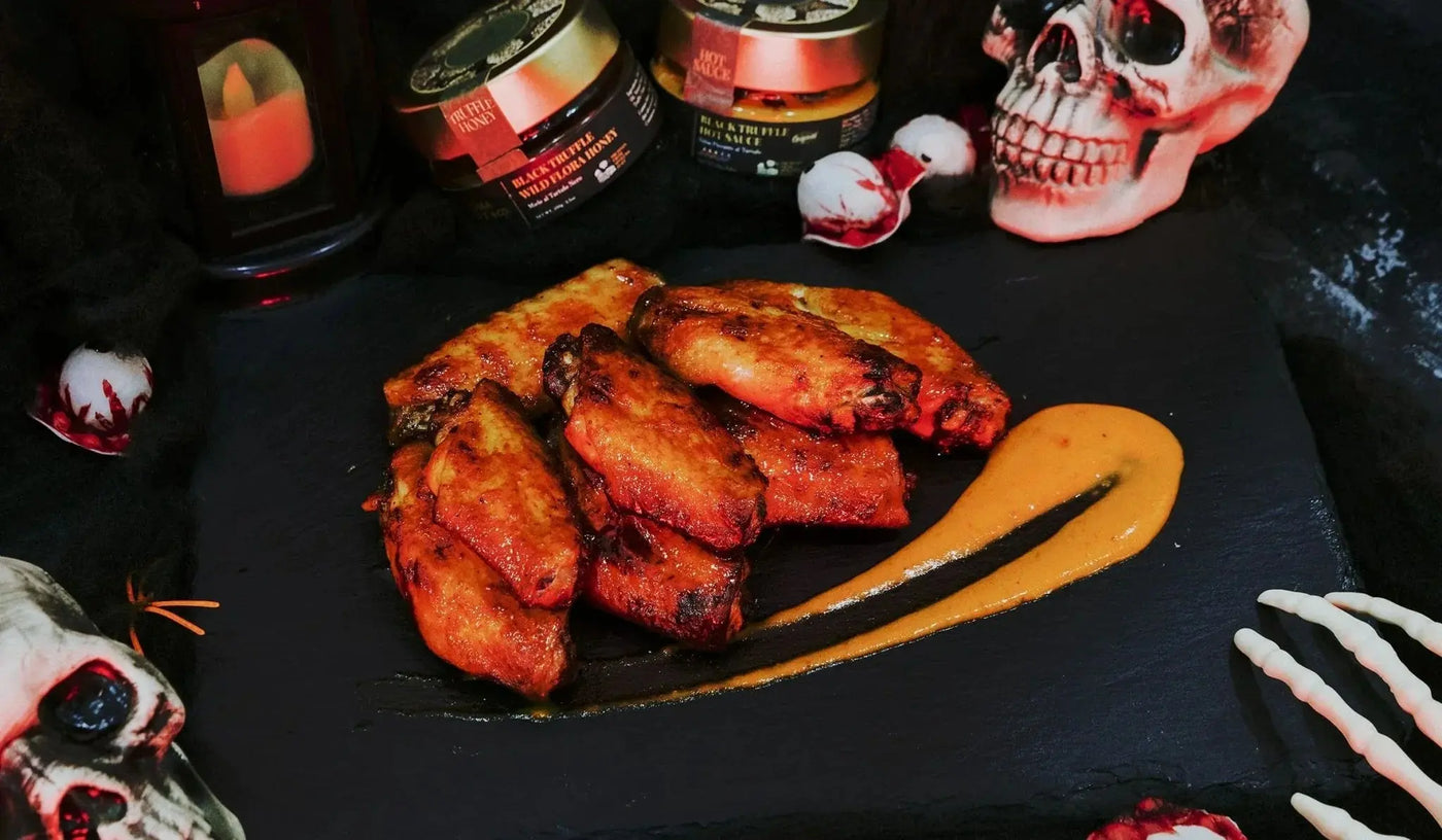 Devil's Wings with Truffle Hot Sauce and Truffle Honey - Aroma Truffle