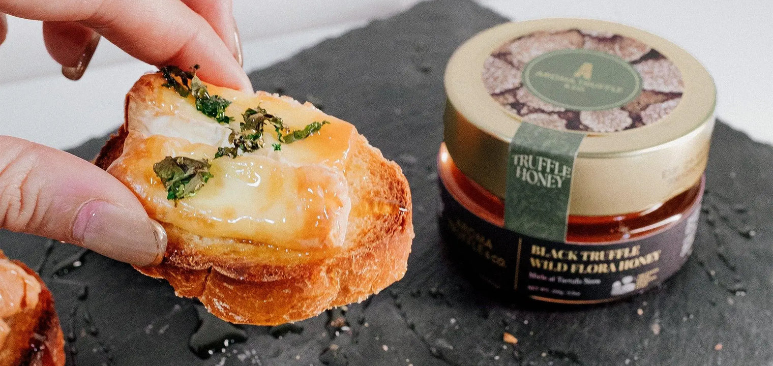 Truffle Honey Brie Crostini - Aroma Truffle