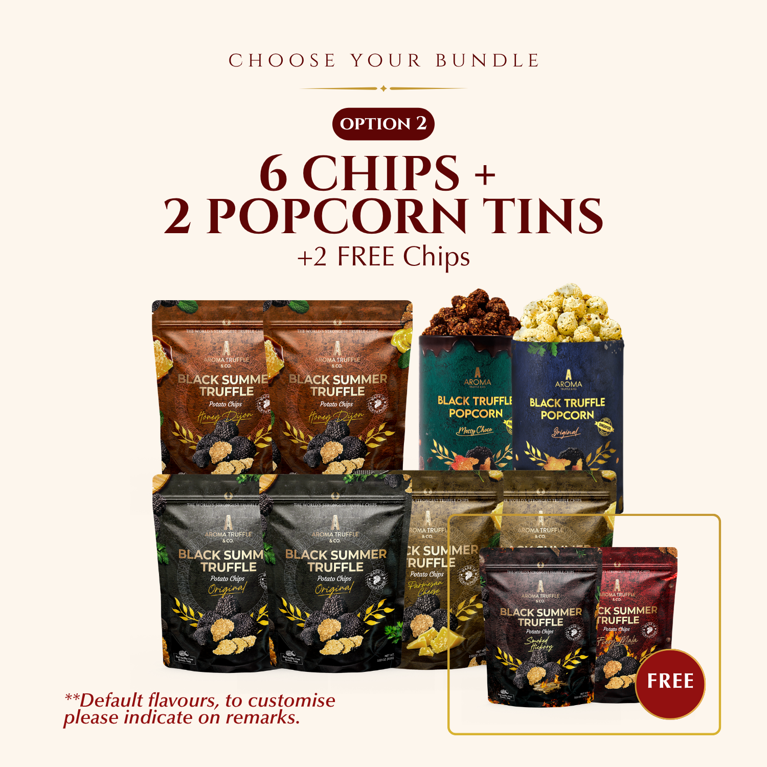 SG61 Exclusive | 6 Chips + 2 Popcorn Tins + 2 FREE Chips