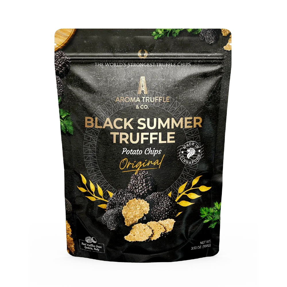 Black Summer Truffle Chips - Original (100g) - Aroma Truffle